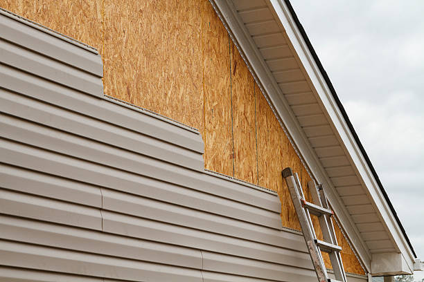 Professional Siding Replacement technician working in Houston, PA